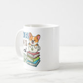 Mug Livres Chiens et Tea Weekend Lecture (Devant gauche)