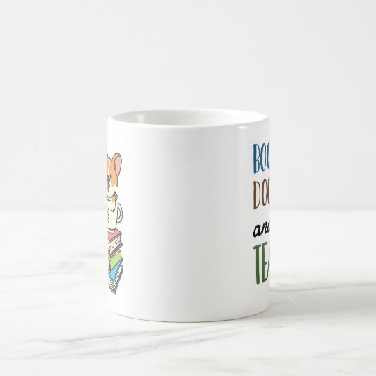 Mug Livres Chiens et Tea Weekend Lecture (Centre)