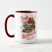 Mug Livres Couvertures et Chocolat Chaud  (Gauche)