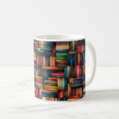 Mug Livres de bibliothèque (Devant droit)