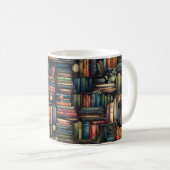 Mug Livres de bibliothèque (Devant droit)