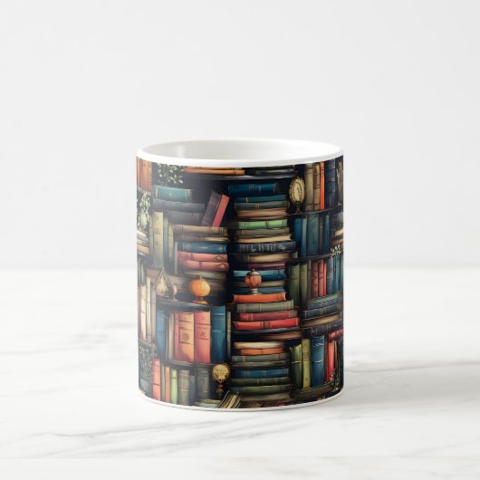Mug Livres de bibliothèque (Centre)