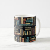 Mug Livres de bibliothèque (Devant droit)