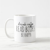 Mug Livres de café Bonheur (Gauche)