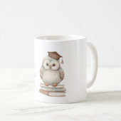 Mug Livres de Hibou Sera Savant (Devant droit)