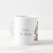 Mug Livres de Hibou Sera Savant (Devant gauche)