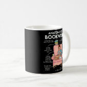 Mug Livres de lecture de ver de livre (Devant droit)