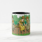 Mug Livres de lecture vintages pour enfants (Centre)