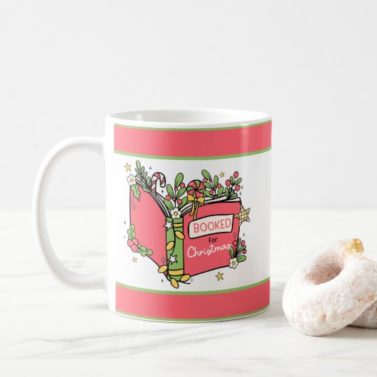 Mug Livres de Noël (Avec donut)