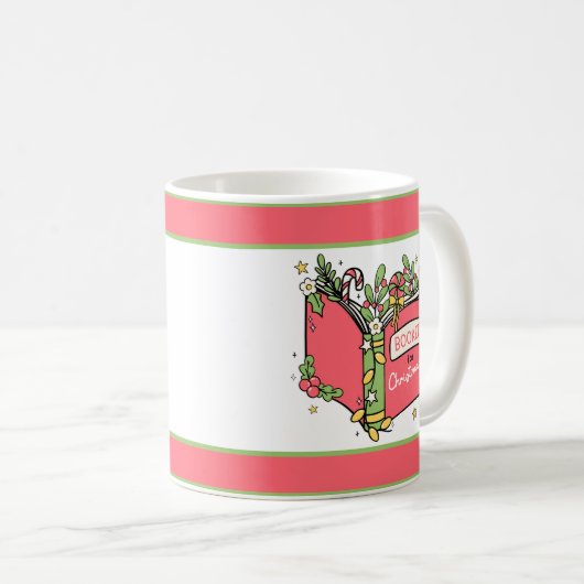 Mug Livres de Noël (Devant droit)