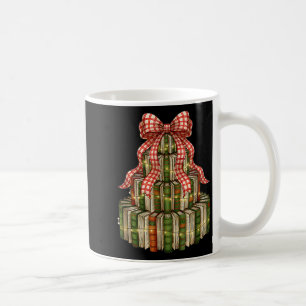 Mug Livres de Noël à nœud papillon coquette Arbre de N