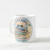 Mug Livres de plage Design de lecture d'été  (Devant gauche)