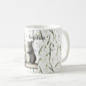 Mug Livres d'ours Floral (Devant droit)