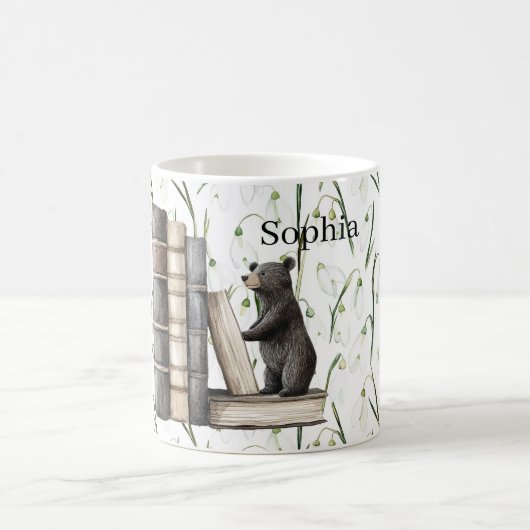 Mug Livres d'ours Floral (Centre)