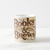 Mug Livres et brasseries : Pour Bibliophile (Centre)