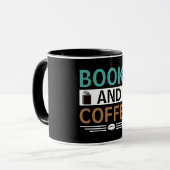 Mug Livres et cadeaux pour amateurs de café (Devant gauche)