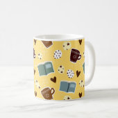 Mug Livres et café (Devant droit)