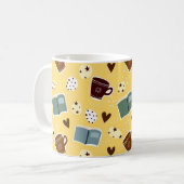 Mug Livres et café (Devant gauche)