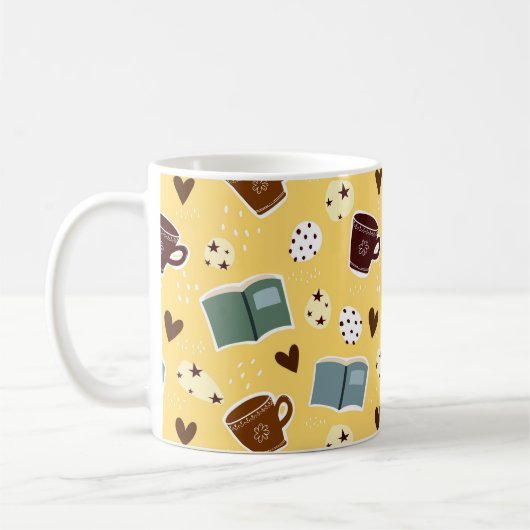 Mug Livres et café (Gauche)