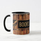 Mug Livres et café (Gauche)