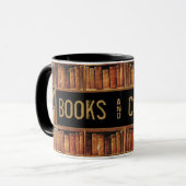 Mug Livres et café (Devant gauche)