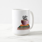 Mug Livres et Café (Devant droit)
