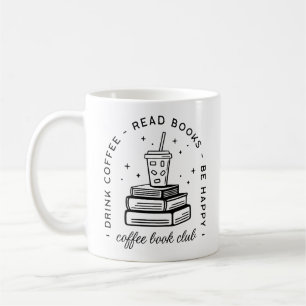 Mug Livres et café amoureux club citations de livres