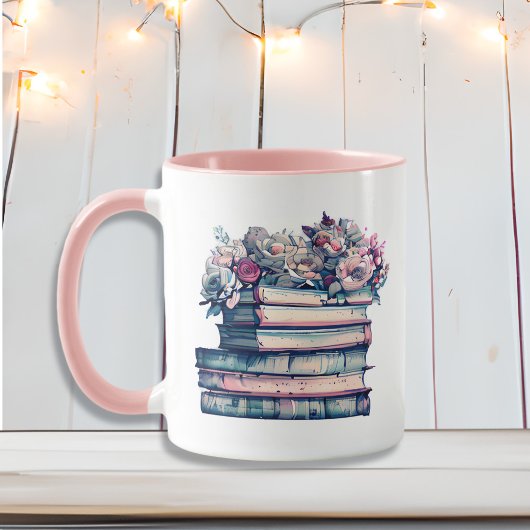 Mug Livres et café est tout ce dont j'ai besoin | Fleu