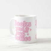 Mug Livres et café glacé (Devant gauche)