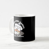 Mug Livres et écorces - Conception de lecture de chien (Devant gauche)