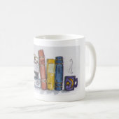 Mug Livres et thé (Devant droit)