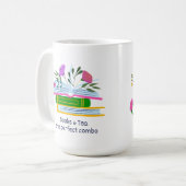 Mug Livres et Thé - Le Duo Parfait (Devant gauche)