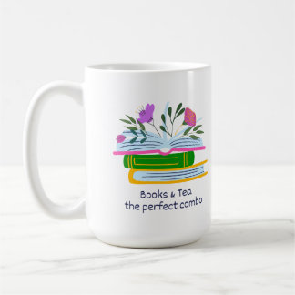 Mug Livres et Thé - Le Duo Parfait