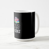 Mug Livres - Lire plus de livres (Devant droit)