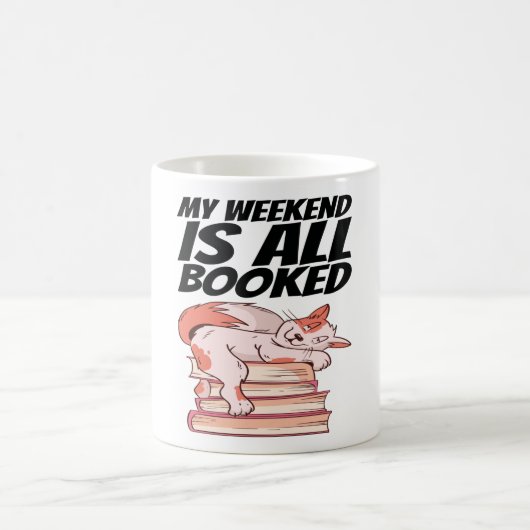 Mug Livres - Mon Week-End Est Tout Réservé (Centre)