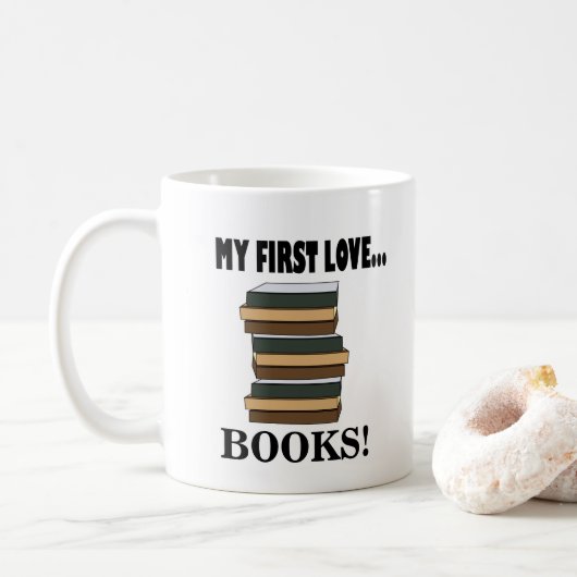Mug Livres My First Love Books (Avec donut)