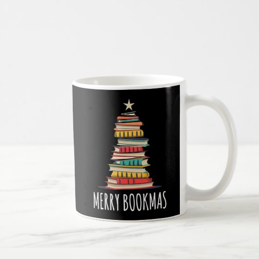 Mug Livres Noël Arbre Joyeux Livres (Droite)