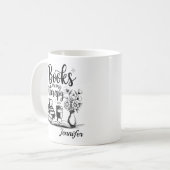 Mug Livres Personnalisés Sont Mes Bookworms de Thérapi (Devant gauche)