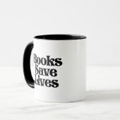 Mug Livres Sauver des vies (Devant gauche)