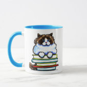 Mug Livres Smart Ragdoll Kitty (Gauche)