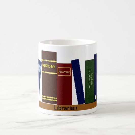 Mug - Livres sur l'étagère (Centre)