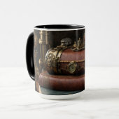 Mug Livres Vintages Steampunk (Devant gauche)