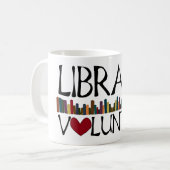 Mug Livres volontaires de bibliothèque (Devant gauche)