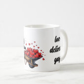 Mug livreur d'amour (Devant droit)