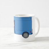 Mug Livreur et Van (Devant droit)