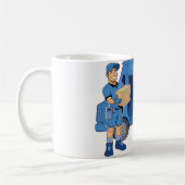 Mug Livreur et Van (Gauche)