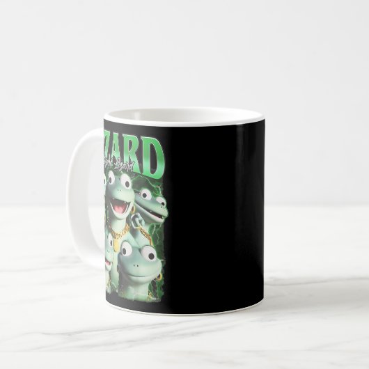 Mug Lizard Lizard Lizard Funny meme Lizard Bootleg Wei (Devant gauche)