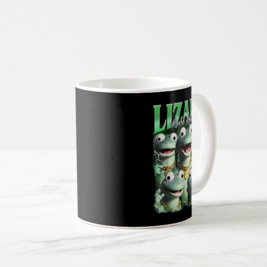 Mug Lizard Lizard Lizard Funny meme Lizard Bootleg Wei (Devant droit)