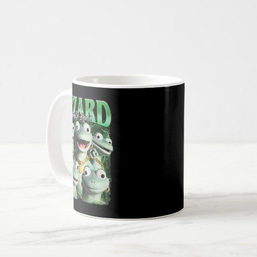 Mug Lizard Lizard Lizard Funny meme Lizard Bootleg Wei (Devant gauche)