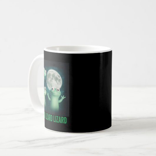 Mug Lizard Lizard Lizard Lizard Funny Lizard Moon Tren (Devant gauche)